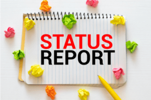 RAID Log Updates for Status Reports 